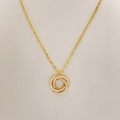 Cartier Gold Brass Necklace