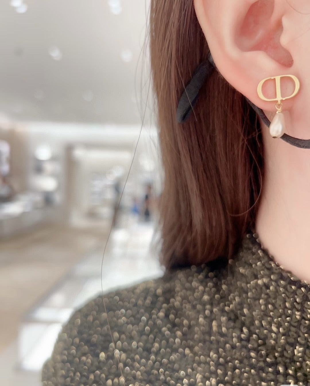 Dior Pearl Earrings