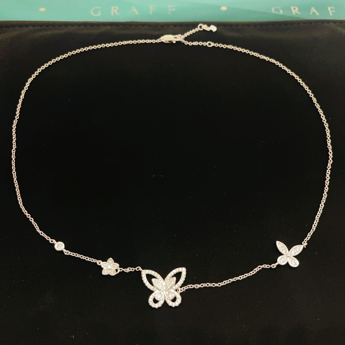 Unbranded Silver Brass Butterfly Necklace