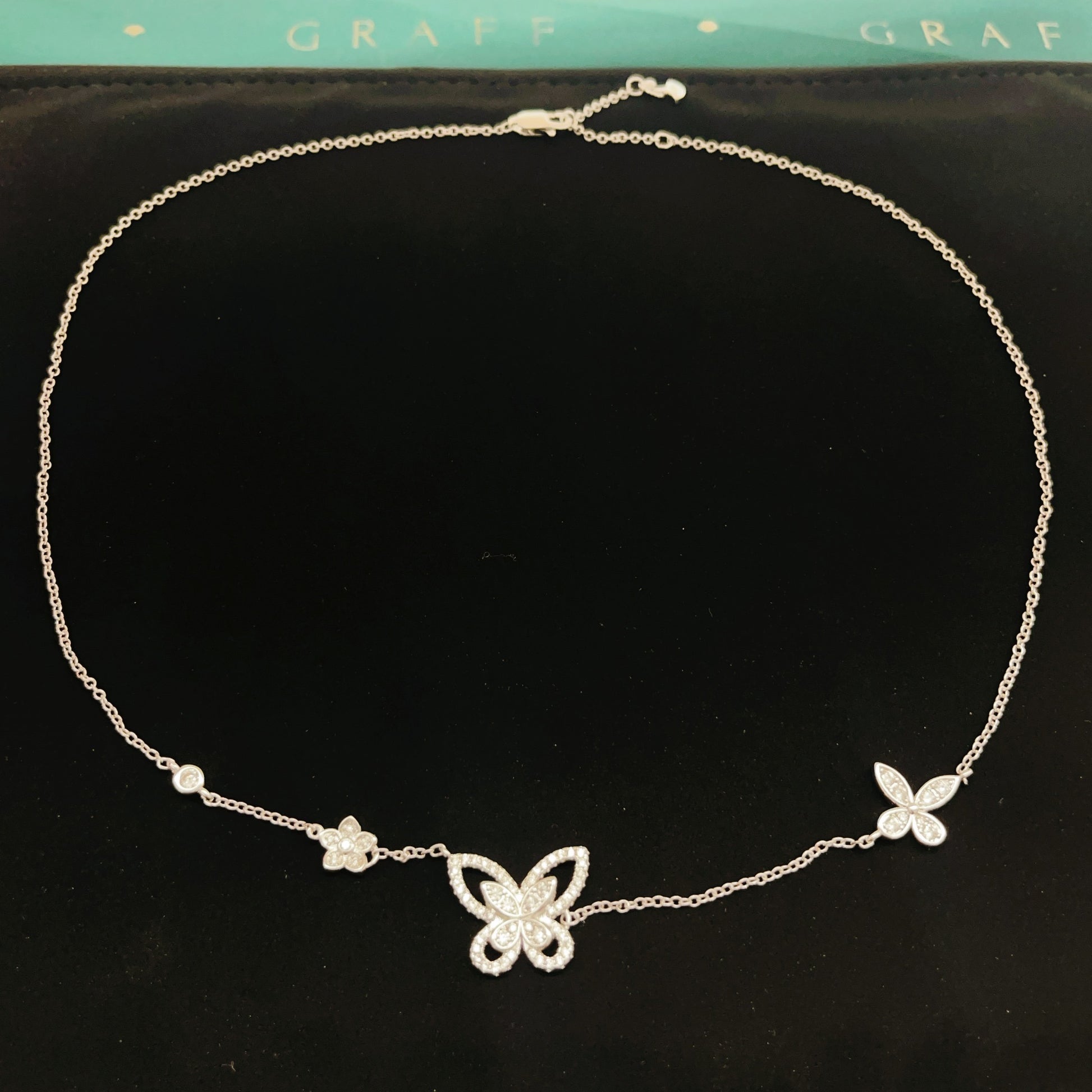 Unbranded Silver Brass Butterfly Necklace