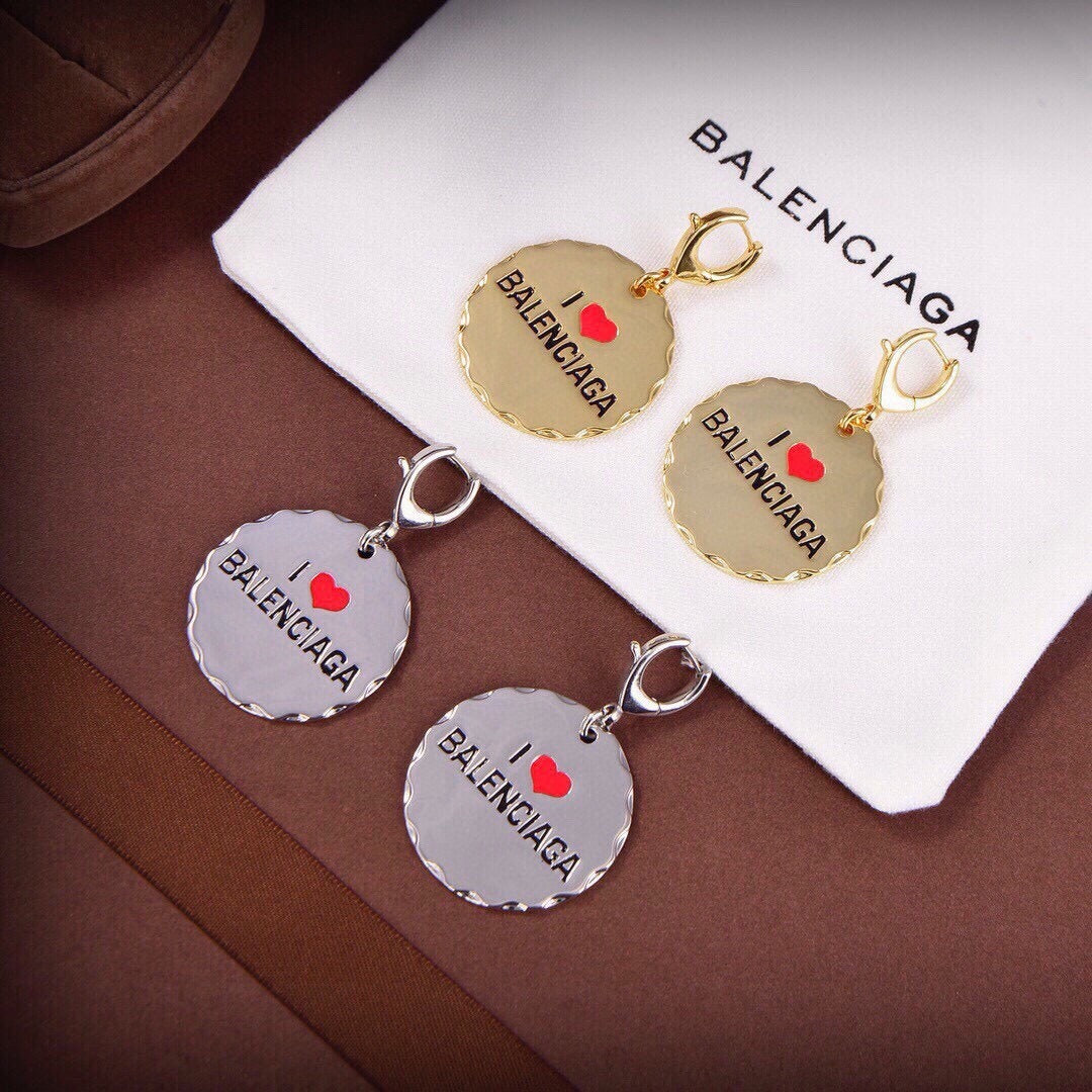 Balenciaga Brass Earrings