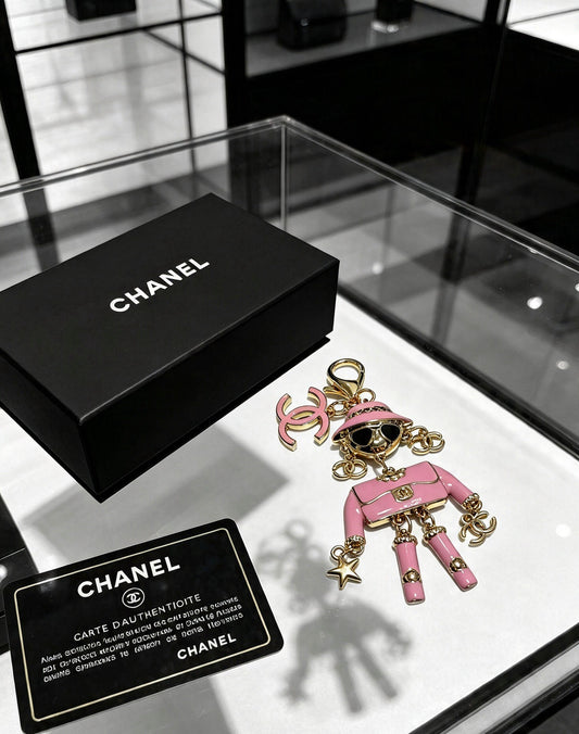 Chanel Vintage-Finish Keychain