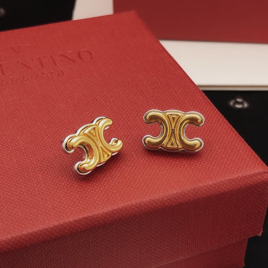 Celine Brass Earrings