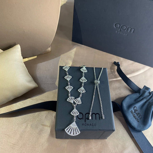 APM Monaco White Necklace