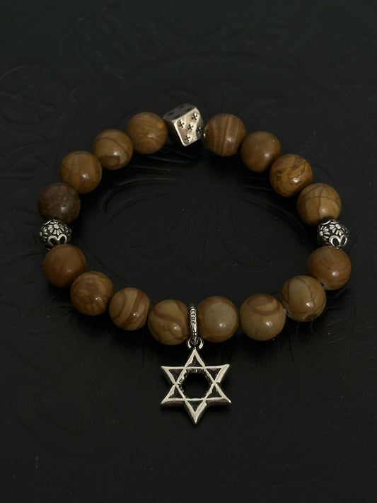 Chrome Hearts Sterling Silver Cross Bracelet
