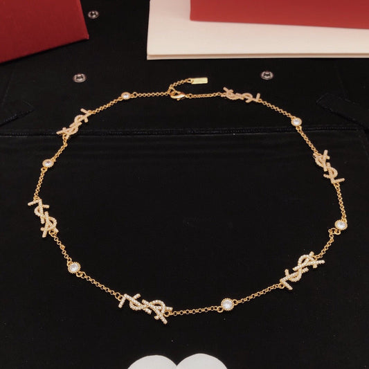 Saint Laurent Brass Necklace