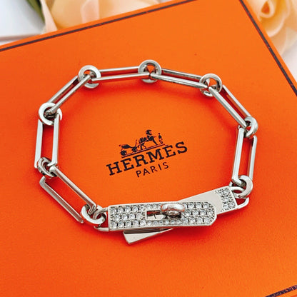 Hermes Silver Brass Bracelet