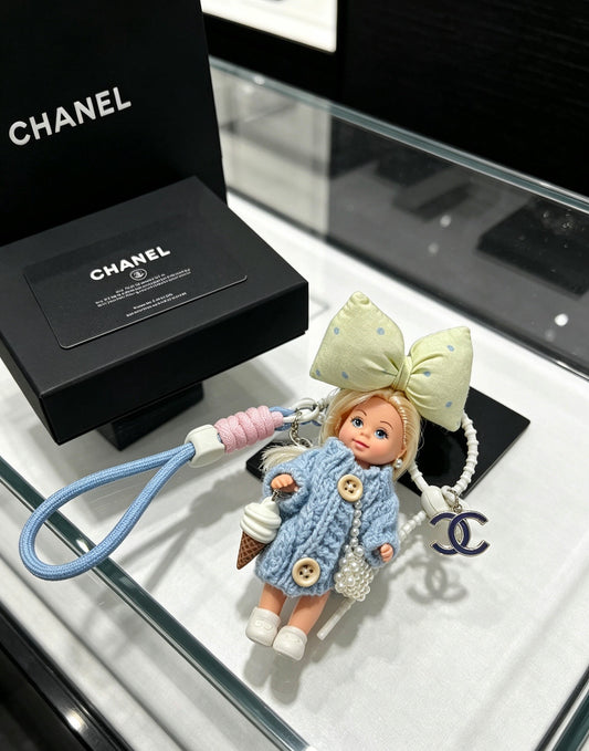 Chanel Vintage-Finish Keychain