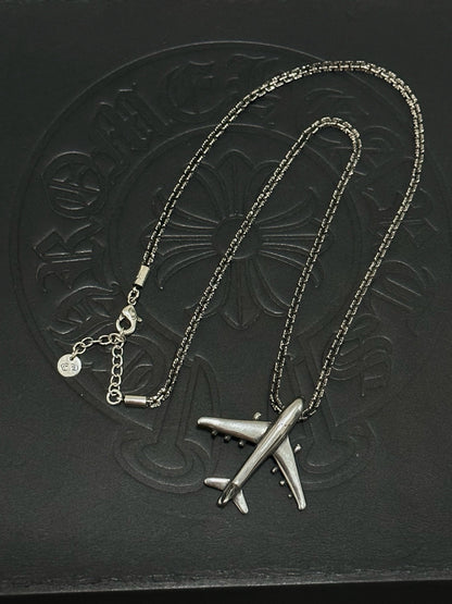 Chrome Hearts Sterling Silver Cross Necklace