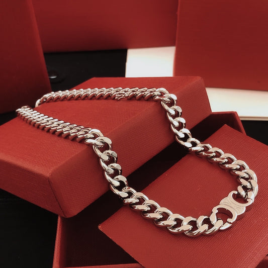 Celine Silver Brass Necklace