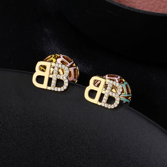 Balenciaga Brass Earrings