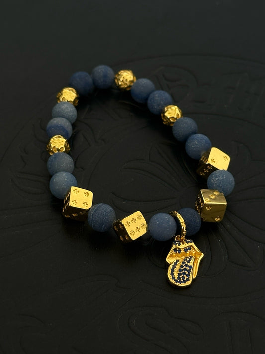 Chrome Hearts Sterling Silver Cross Bracelet
