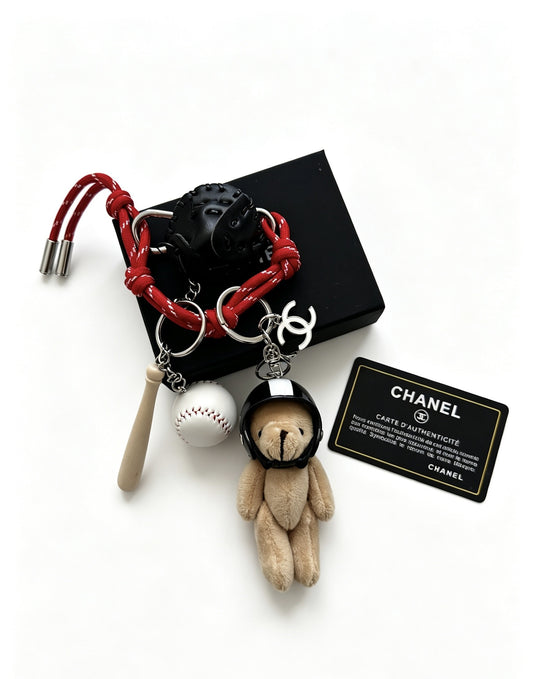Chanel Vintage-Finish Keychain