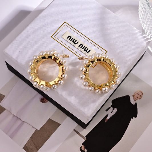 Miu Miu Pearl Earrings