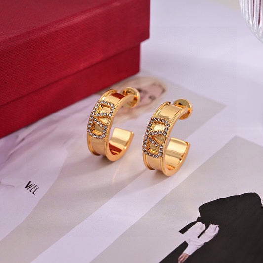 Valentino Gold Earrings