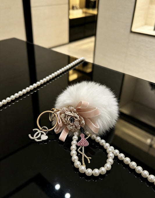 Chanel Vintage-Finish Keychain