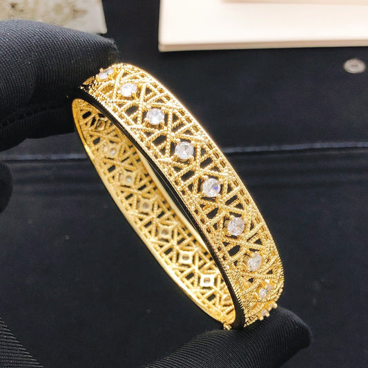 Dior Brass Openwork Bracelet
