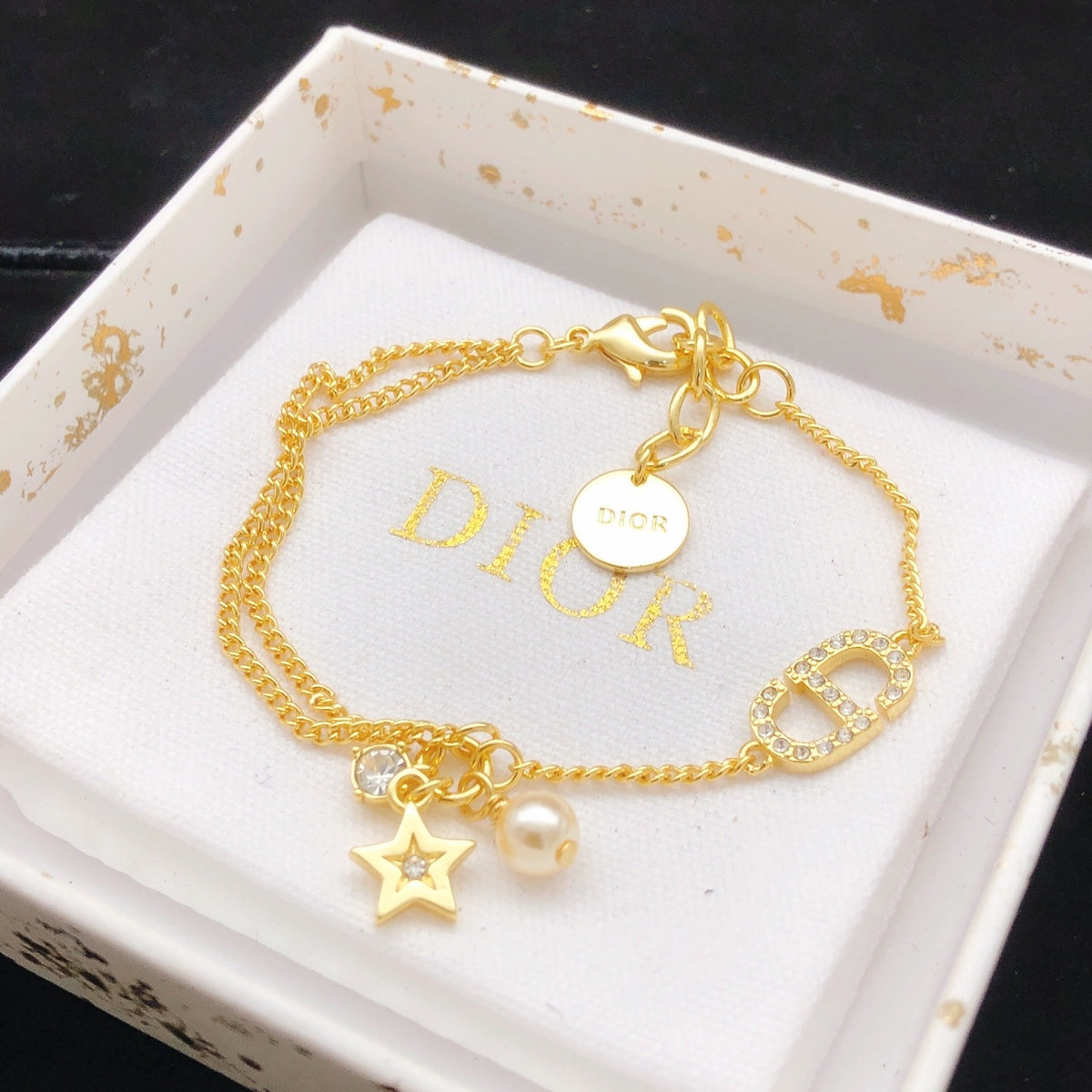 Dior Brass Star Bracelet
