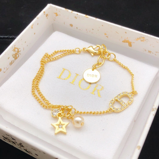 Dior Brass Star Bracelet