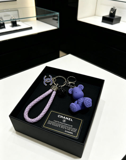 Chanel Vintage-Finish Keychain