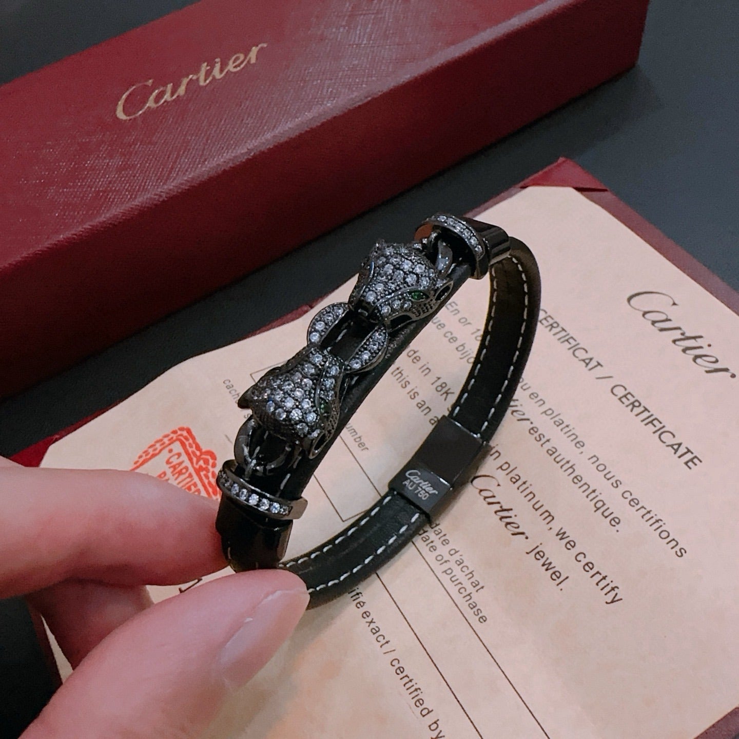 Cartier Leather Bracelet