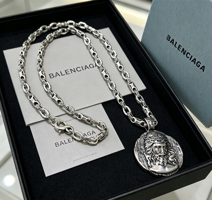 Balenciaga Vintage-Finish Necklace
