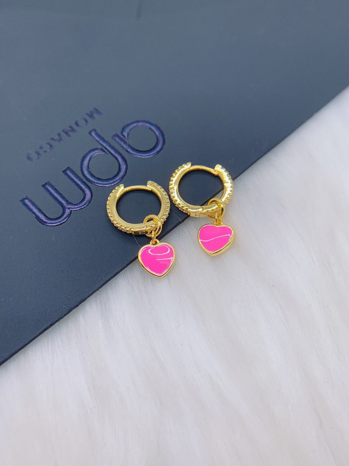APM Monaco Heart Earrings