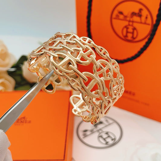 Hermes Brass Bracelet