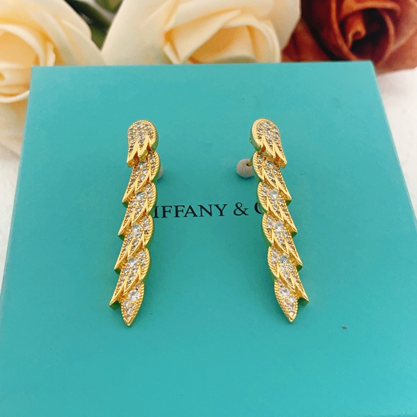 Tiffany & Co. Gold Brass Earrings
