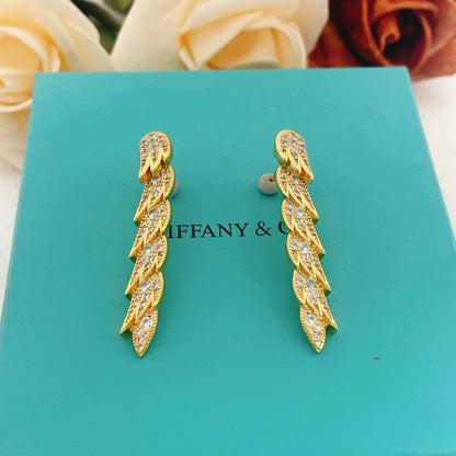 Tiffany & Co. Gold Brass Earrings