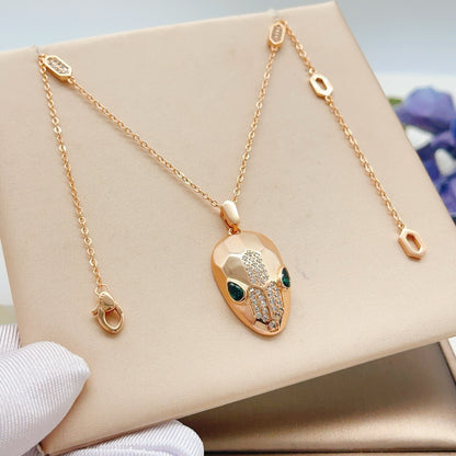 Bvlgari Brass Serpent Necklace