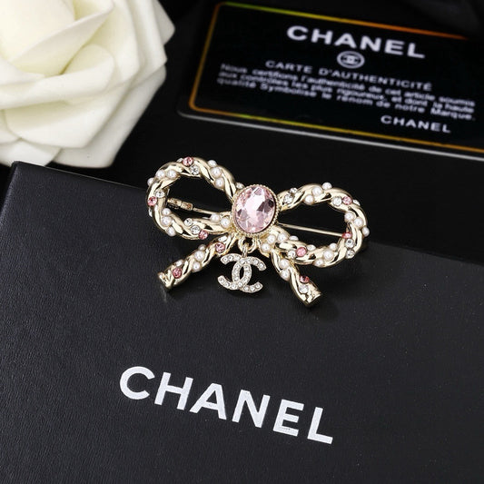 Chanel Pink Brooch