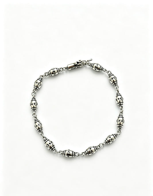 Chrome Hearts Sterling Silver Cross Bracelet