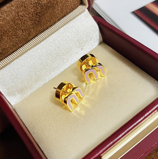 Miu Miu Brass Earrings