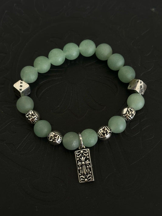 Chrome Hearts Sterling Silver Cross Bracelet