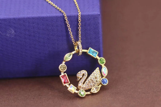 Swarovski Beige Crystal Necklace