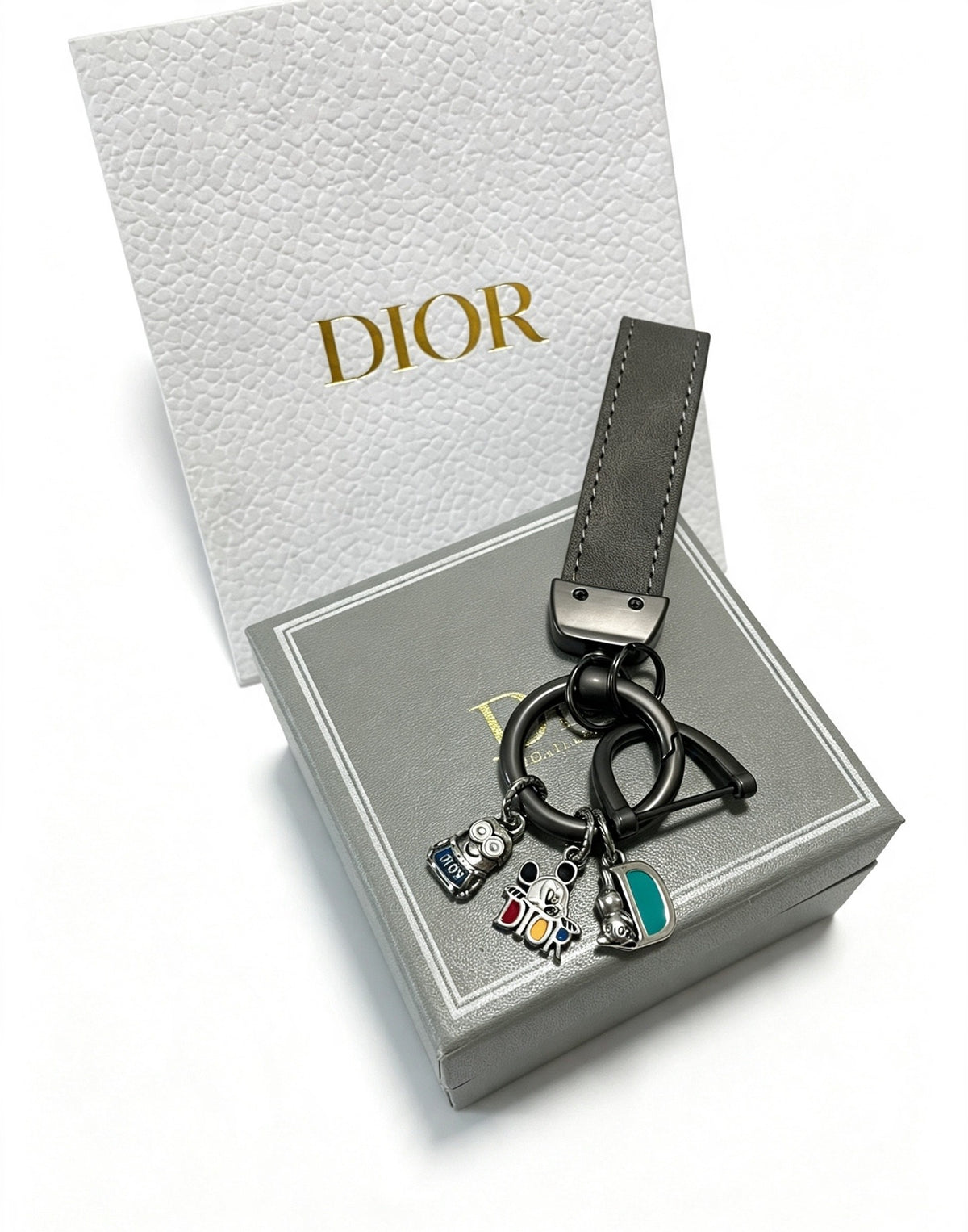 Dior Vintage-Finish Keychain