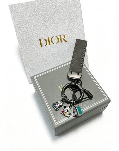 Dior Vintage-Finish Keychain