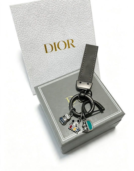 Dior Vintage-Finish Keychain