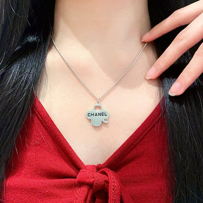 Chanel Logo Necklace