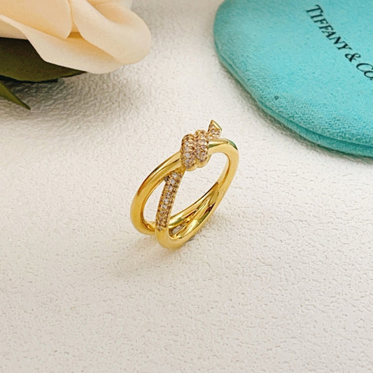 Tiffany & Co. Gold Brass Knot Ring