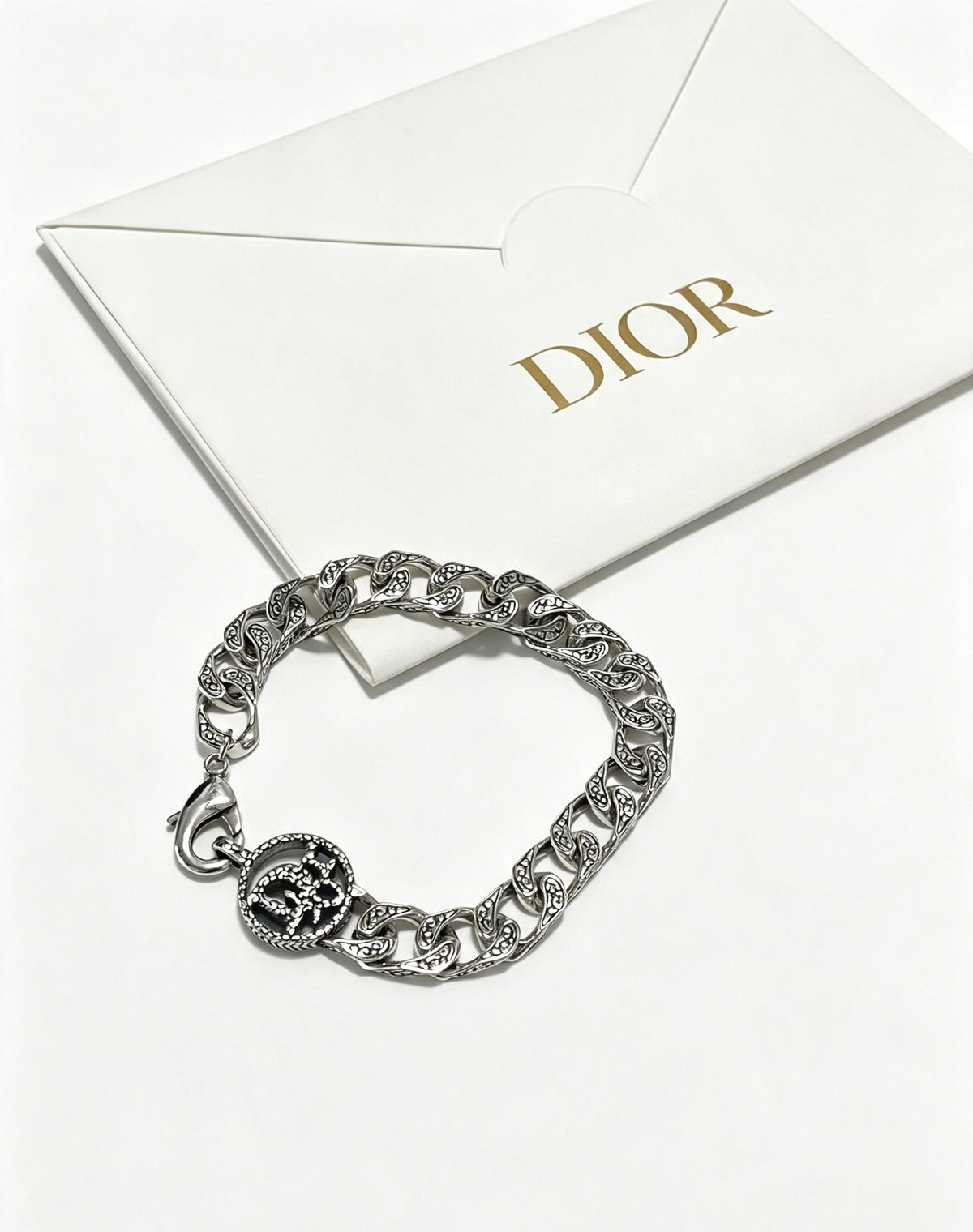 Dior Sterling Silver Chain Bracelet