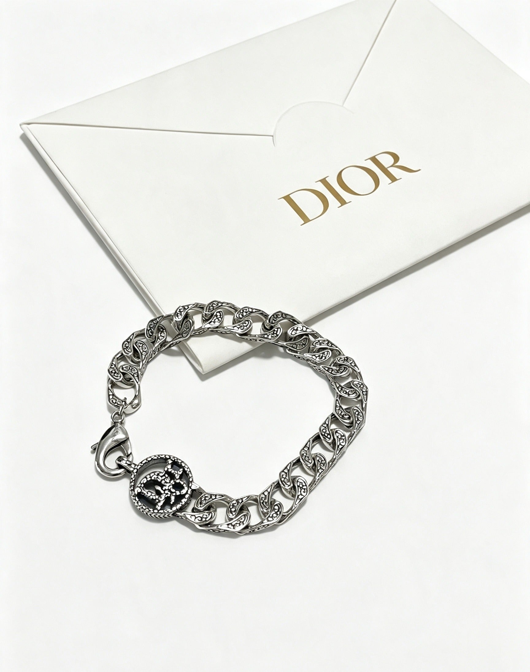 Dior Sterling Silver Chain Bracelet