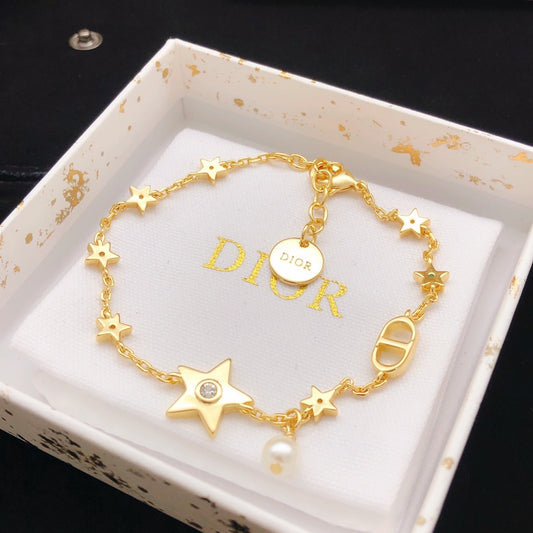 Dior Brass Star Bracelet