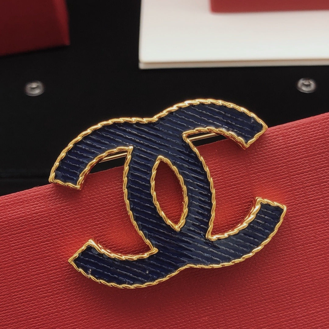 Chanel Brass Brooch