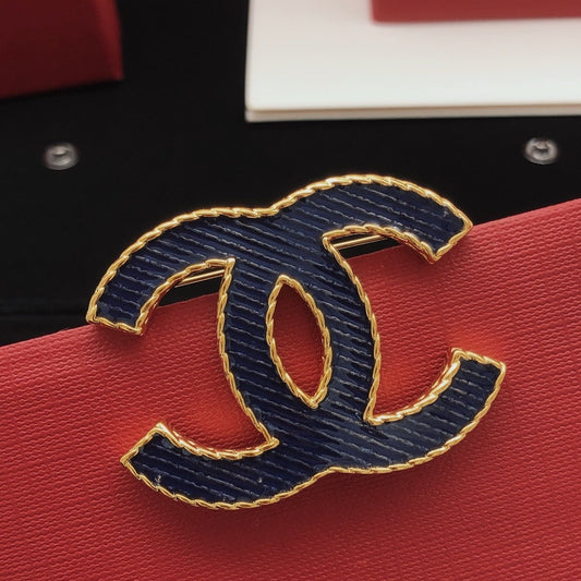 Chanel Brass Brooch