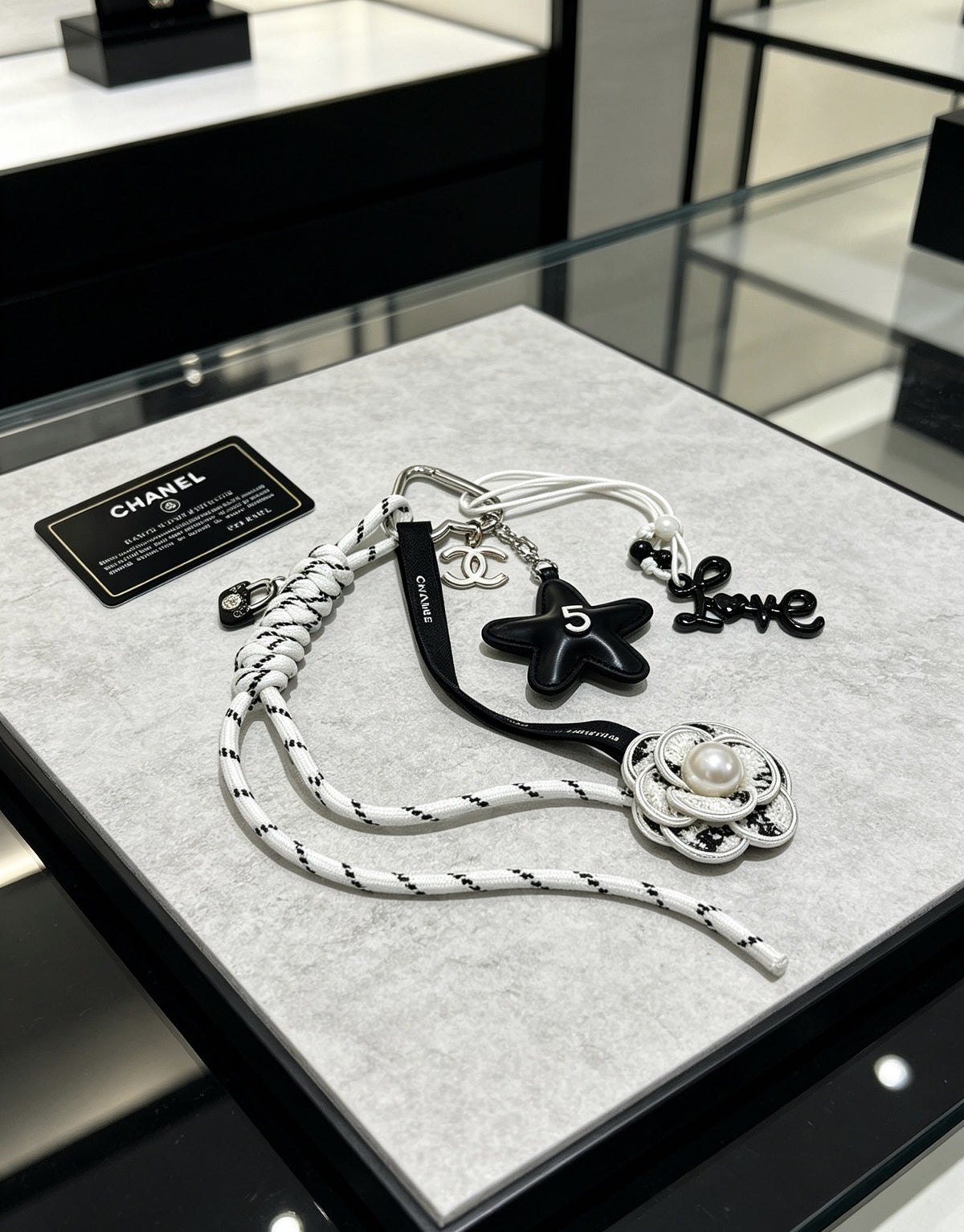 Chanel Vintage-Finish Keychain