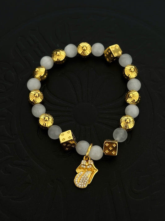 Chrome Hearts Sterling Silver Cross Bracelet