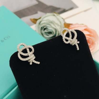 Tiffany & Co. Silver Brass Knot Earrings