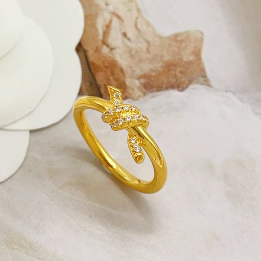 Tiffany & Co. Gold Brass Knot Ring